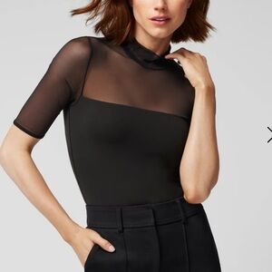 White House black market forme xs black mesh